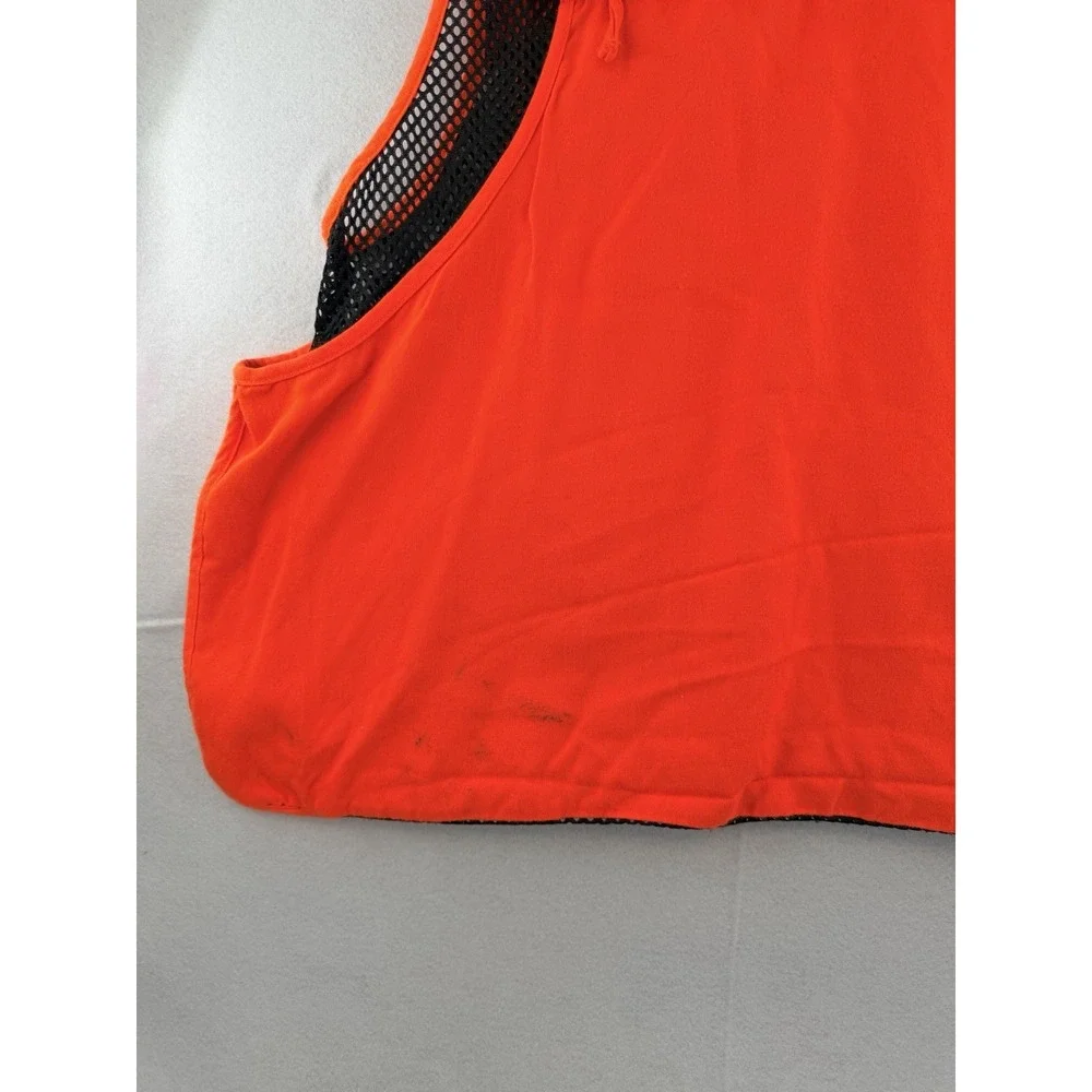 Cabela's Blaze Orange Hunting Vest M Reg‎ Mesh Back Game Pouch Pockets